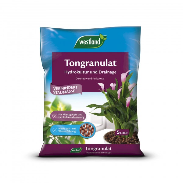 Tongranulat - Hydrokultur und Drainage