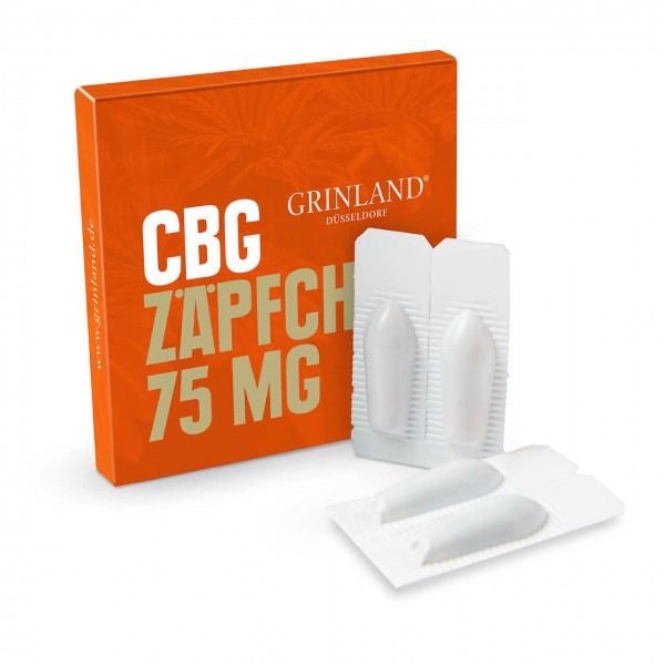 75 mg CBG-Zäpfchen