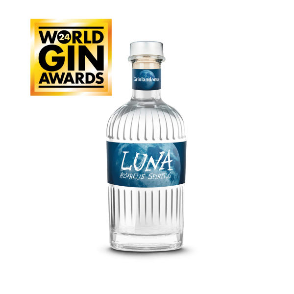 LUNA Azureus Spiritus - Distilled Dry Gin mit Mate und Gojibeeren - 500 ml